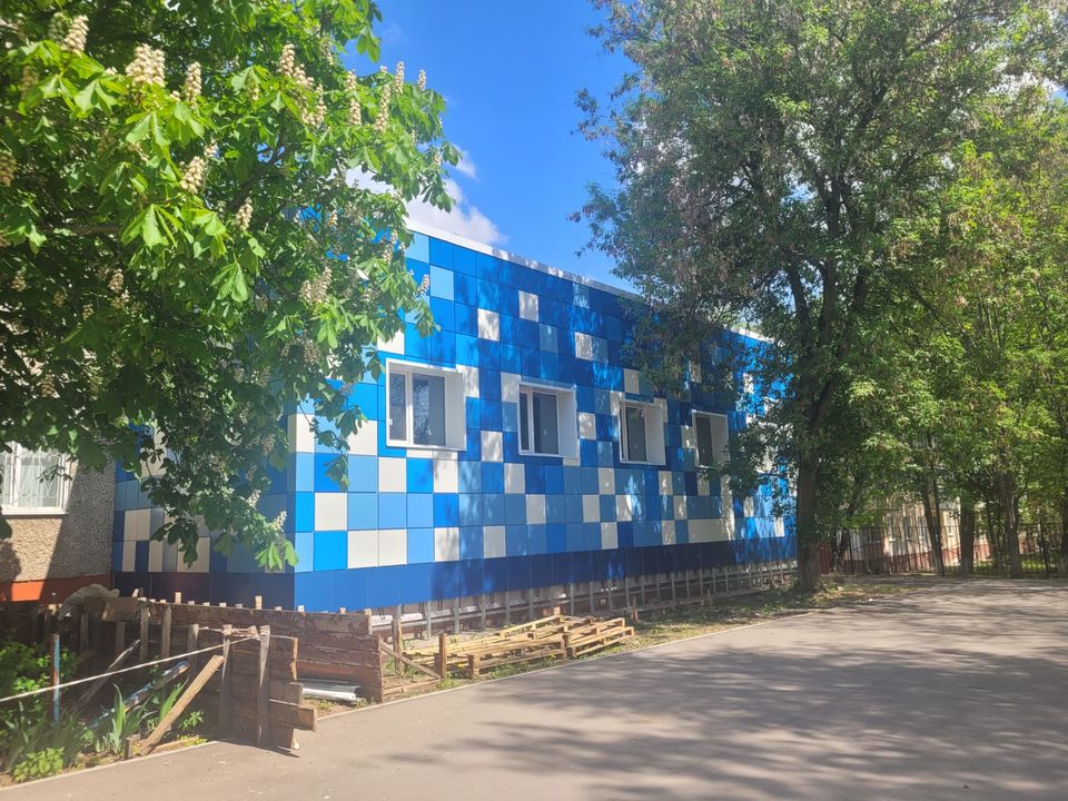 Вентилируемый фасад из металокассет г. Владимир